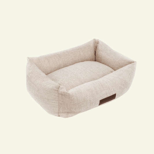 Tahoe | Panier pour chien à mémoire de forme, fait main - Jean - Poil - S