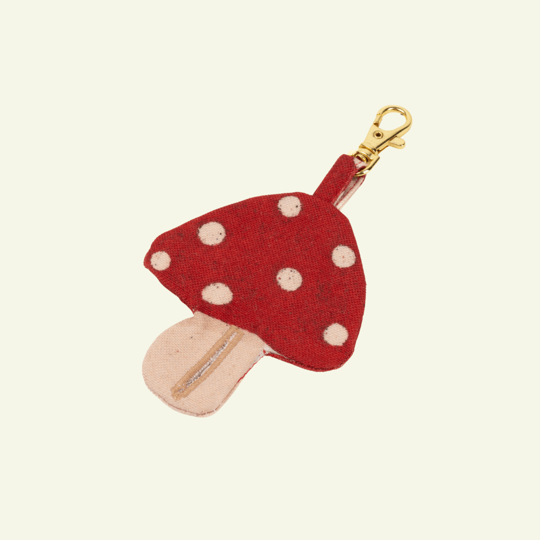 Toad | Poop bag en forme de champignon, fait main - Jean - Poil - 