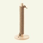 Totem | Griffoir de compétition en bois et sisal pour chat - Jean - Poil - Naturel