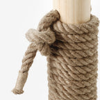 Totem | Griffoir de compétition en bois et sisal pour chat - Jean - Poil - Noir