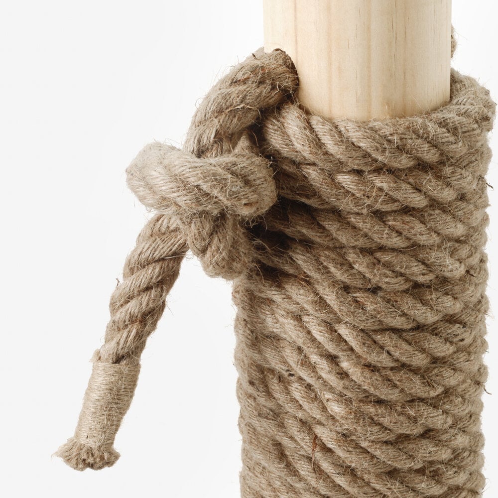 Totem | Griffoir de compétition en bois et sisal pour chat - Jean - Poil - Noir