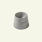 Tower | Gamelle ergonomique en porcelaine pour chat - Jean - Poil - Blanc