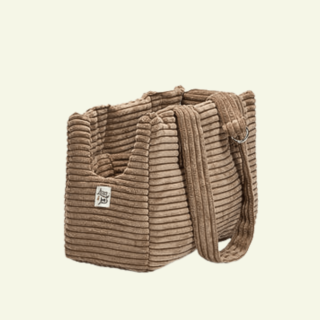 Velluto | Sac de transport en velours côtelé - fabrication artisanale - Jean - Poil - S