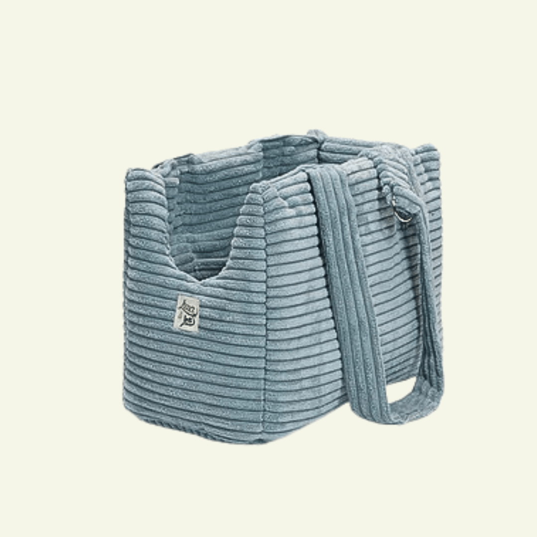Velluto | Sac de transport en velours côtelé - fabrication artisanale - Jean - Poil - S