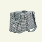Vichy | Sac de transport en coton - fabrication artisanale - Jean - Poil - Vert
